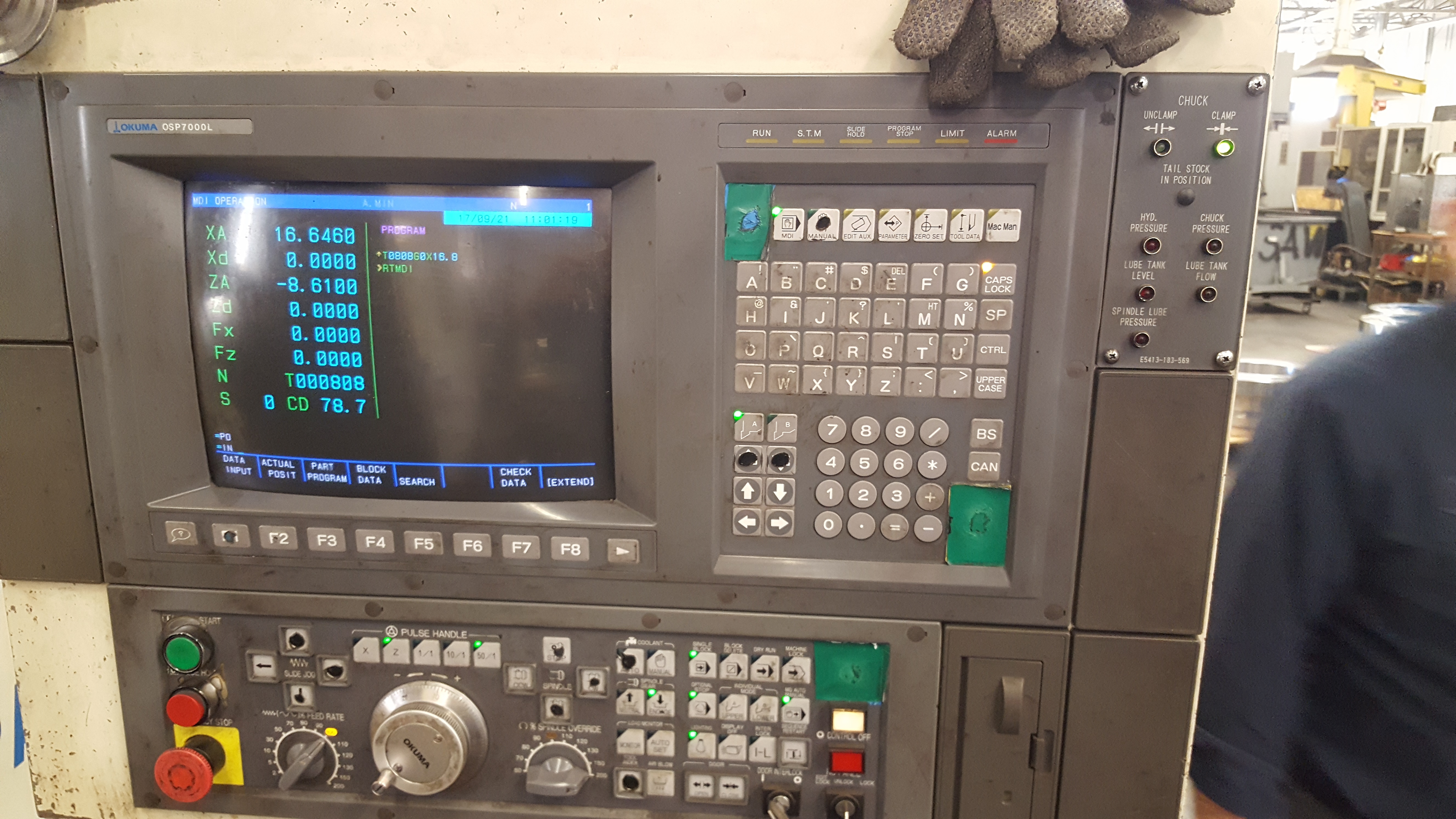 CNC Lathe Okuma LU-45 1995 7