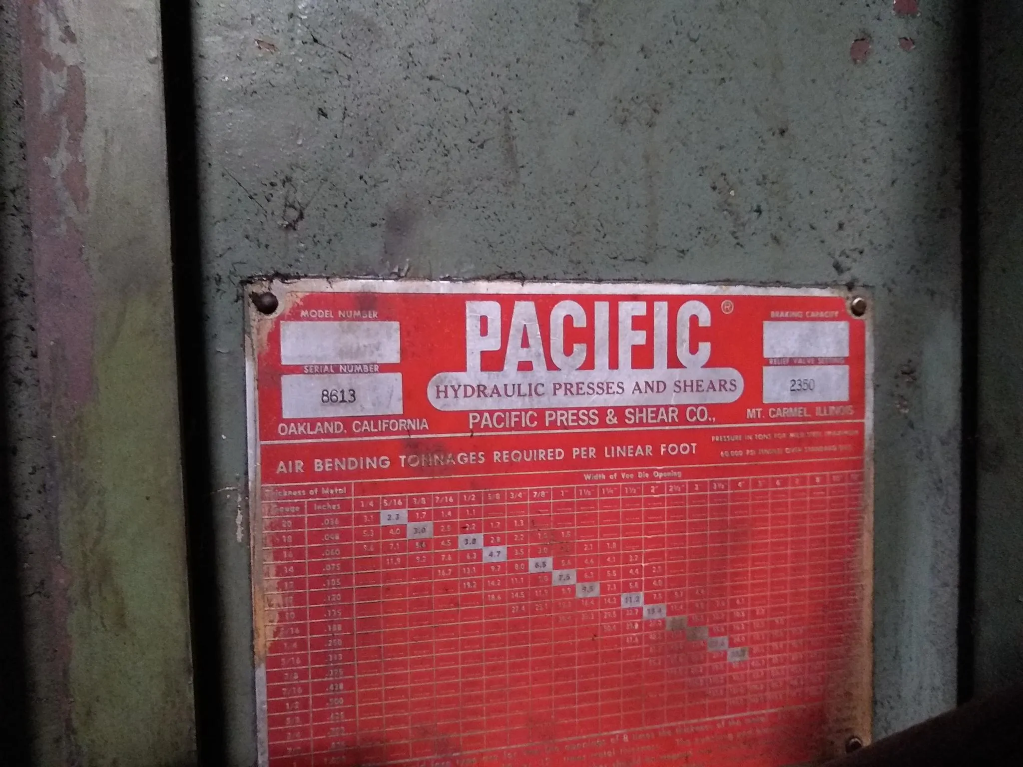 Pacific 250PF-OBS  2