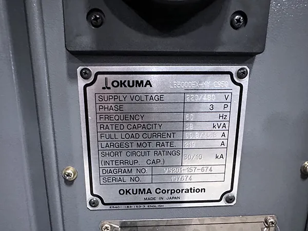 Okuma Space Turn LB3000EX 2011 20